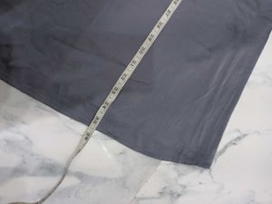 h&amp;mChic Grey Shift Dsatin dress
