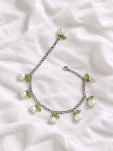 Lilly of the valley Charm bracelet