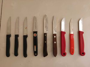 Set of 9 Kitchen Knives
