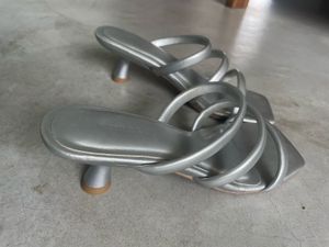 FYRE Rose Silver Heels
