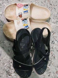 Bundle of Sandals and Slides donate