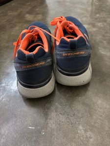 SKECHERS Blue &amp; Orange Running Shoes