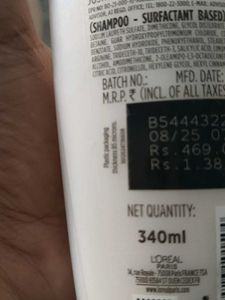 never used L'Oreal Paris Total Repair 5 Shampoo