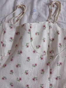 Sweetheart Floral Print Mini Dress