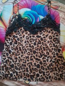 Leopard Print Camisole Top