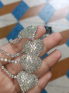 Sparkling Heart Jewellery Set