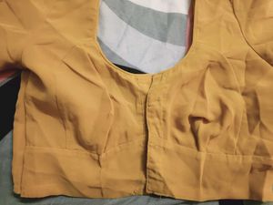 Yellow Ethnic Blouse