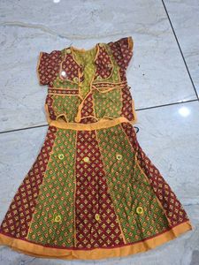 Girls Traditional Lehenga Choli Set