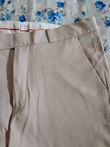Men's Beige Dress Pants