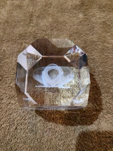 Vibrant Gujarat Eternal Gandhi Crystal Paperweight