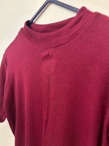 Maroon Casual Top