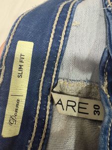 Stylish Blue Skinny Jeans with Side Stripe