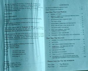 Production the TOC Way (CD-ROM Accompanied)