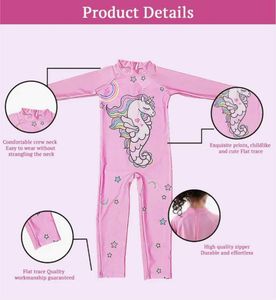Pink Unicorn Seahorse Swimsuit