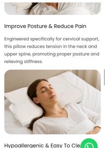 orthopedic butterfly pillow