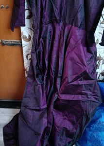 Elegant Ethnic Gown - Deep Purple