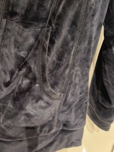 Black Velvet Hooded Tracksuit