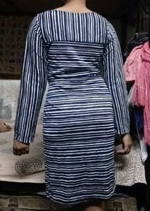 Striped Long Sleeve Dress