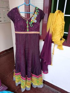 Beautiful Anarkali Kurta Set with Dupatta