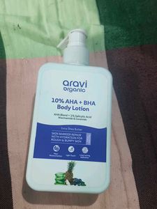 Aravi Organic 10% AHA + BHA Body Lotion