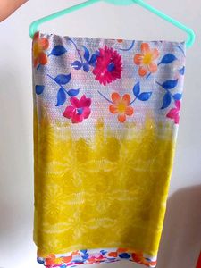 Floral Print Saree