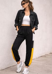 Stylish Color Block Track Pants