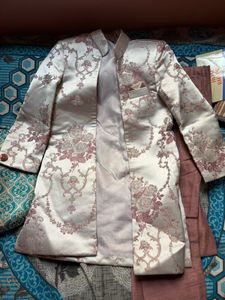 Embroidered Nehru Jacket & Kurta Set