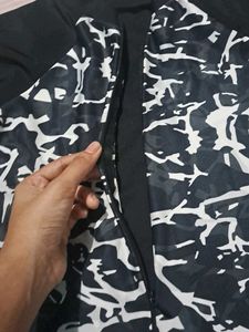 Swimsuit 🌊 Black White Print