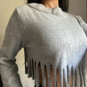 M&amp;S Pure Cashmere Wool Crop Sweater
