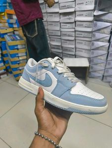 Sky Blue & White Sneakers