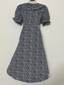 Floral Wrap Dress with Ruffle Detail