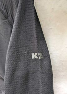 k2 tshirt Black Long Sleeve Athletic Top