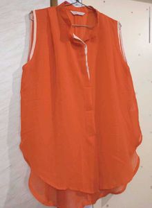 New Sheer Orange Tunic 🧡