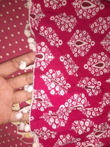 Pink Printed Kurta