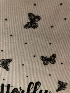 Socail Butterfly Print tank top