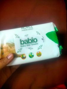 Pack of 2 Novel Baby wipes (144 pieces)
