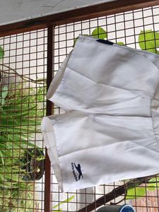 Shiv Naresh White Sports Shorts