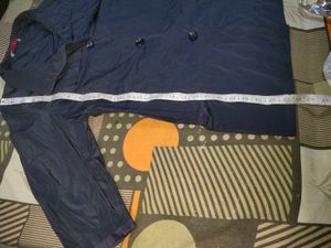 Navy Blue Coat Light Polyester