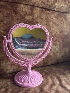 Heart-Shaped Vanity Mirror