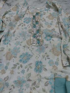 Floral Print Kurta Set