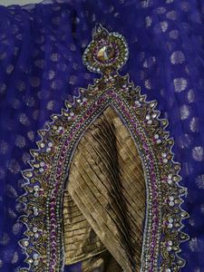 Elegant Purple &amp; Gold kurti anarkali