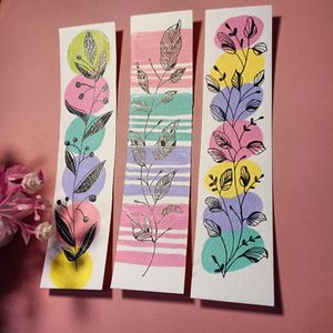 Acrylic Colours Handmade Bookmark 300gsm Paper