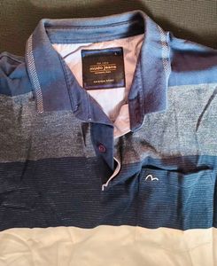 Mudo Jeans Striped Polo Shirt