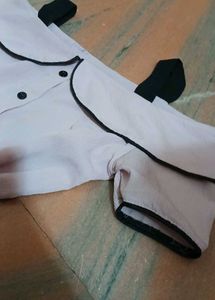Off-Shoulder Button-Up Top