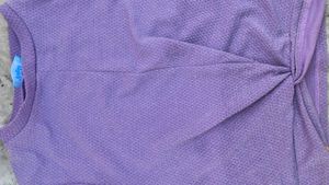 Sparkly Lavender Twist Top