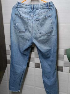 Distressed Light Wash Jeans