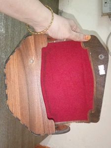 Unique Wooden Clutch Bag handbag