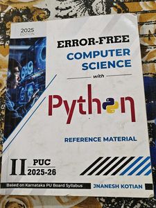 Error-Free Computer Science with Python Book