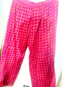 Beautiful😍Vibrant Pink Floral Print kurti set
