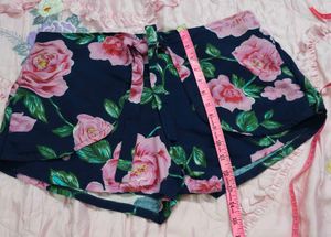 Billabong Floral Navy Blue Shorts